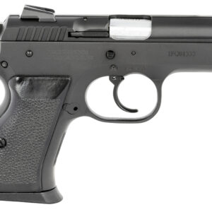 Tanfoglio TFCOMBATC9 Combat  Compact Frame 9mm Luger 13+1, 3.62" Stainless Steel Barrel, Black Serrated Steel Slide & Frame w/Beavertail, Black Polymer Grip