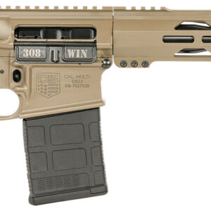 Diamondback DB1222C061 DB10  308 Win 20+1 13.50", FDE, Carbon Lower, 9" M-LOK Handguard, Black Padded Buffer Tube/Magpul Grip