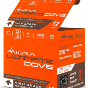 MIGRA DOVE 12GA 2.75 1.25OZ #7.5-9 25/10