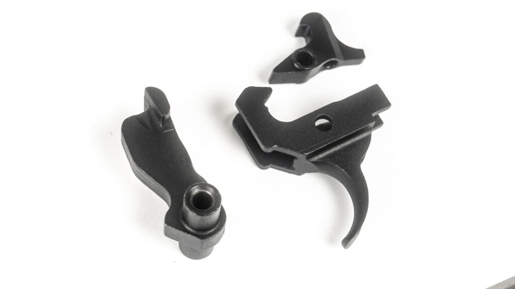 A picture of 0011406 arsenal fire control group akrpk rifles milled receiver includes trigger hammer and disconnector with USA Gun Store