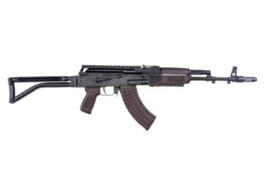 A picture of 0013305 arsenal sam7sf 762x39mm semi auto rifle with plum furniture ar m5f rail system plum 30rd mag with USA Gun Store