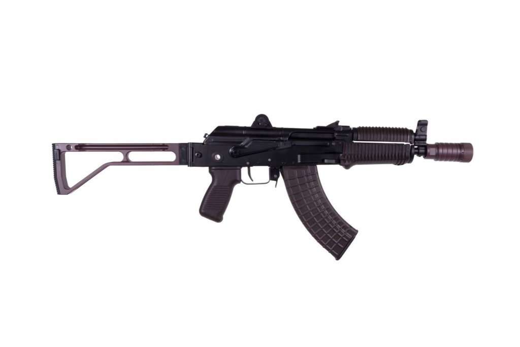 A picture of 0014269 arsenal factory sbr ar m14sf tact 762x39mm rifle tactical right side folding stock plum flash hider with USA Gun Store