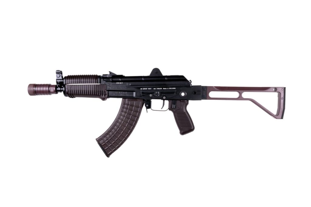 A picture of 0014270 arsenal factory sbr ar m14sf tact 762x39mm rifle tactical right side folding stock plum flash hider with USA Gun Store