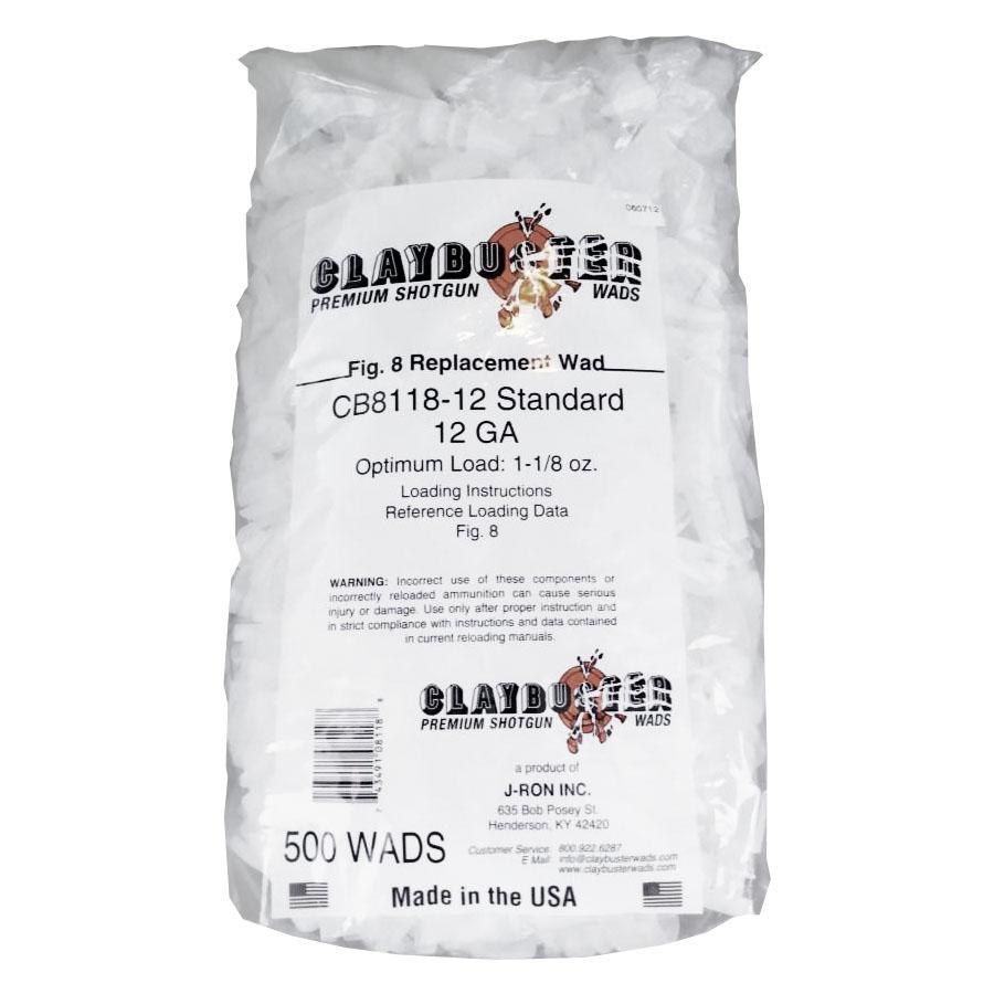 A picture of https3A2F2Fmedia.chattanoogashooting.com2Fimages2Fproduct2FCRCB1118122Fclaybuster shotshell wads 12 gauge 500 pack with USA Gun Store