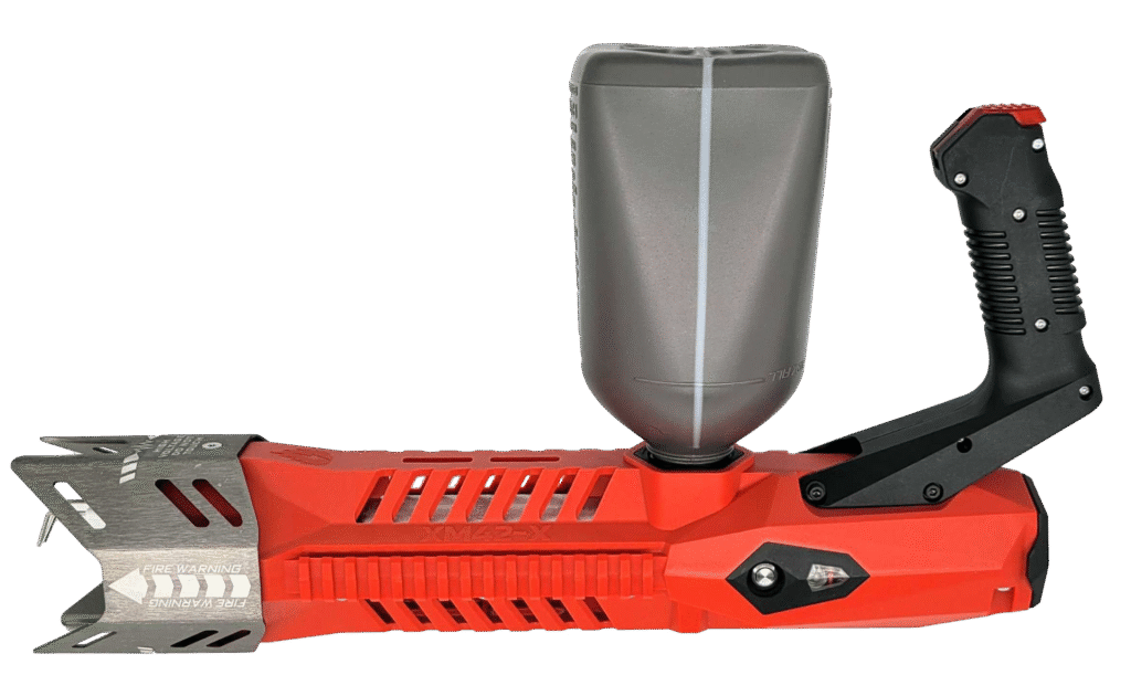 A picture of x red pbside with USA Gun Store