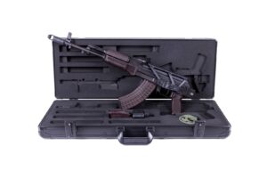A picture of 0013203 arsenal sam7sf plum bulgarian side folder ak47 package 30rd mag sm 13 rail custom hard case with USA Gun Store