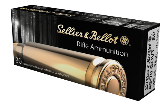 Sellier & Bellot SB4570A Rifle 45-70Gov 405gr Soft Point 20 Per Box/12 Case
