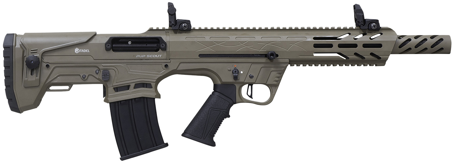 CIT FRPS1218FDE PUP SCOUT 12G 3" 18.5 5R FDE