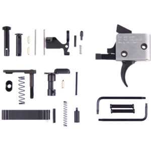 CMC Triggers AR15/AR10 Receiver Kit with Trigger Single Stage Curved 3-3.5 lb. Pull