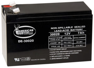 American Hunter DE30020 HR Rechargeable Battery  Black 12 Volt 7 AMP