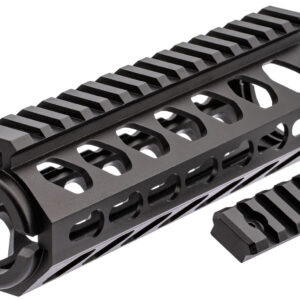 Firefield FF34053 Edge Handguard 6.62" 2- Piece Keymod, Carbine Style Made of 6061-T6 Aluminum with Black Matte Finish for AR-15