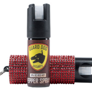 Guard Dog PSGDBORD Bring It On  OC Pepper Range 16 ft 0.50 oz Red