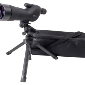 Firefield FF11018K Spotting Scope Kit 20-60x 60mm Black Rubber Armor Angled Body BaK-4 Roof Prism & Straight Eye Piece