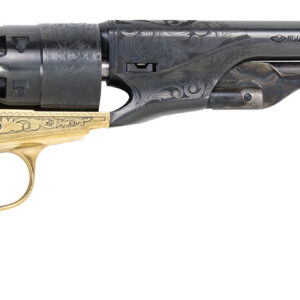 Traditions FR186012 1860 Army Break Open 44 Cal #11 Percussion 8" 6 Shot Brass Engraved Frame Blued Engraved Barrel Blued Cylinder Walnut Grip