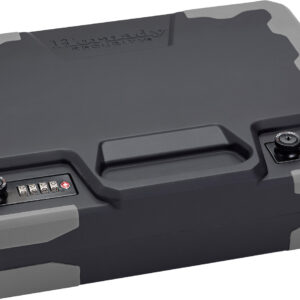 Hornady 95260 TrekLite Lock Box XXL Combination Key Entry Black Holds 2 Handguns Polycarbonate