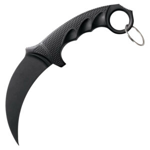 Cold Steel CS92FK FGX 4" Fixed Plain Karambit Black Griv-Ex Blade/Black Griv-Ex w/Overmold Kray-Ex Handle
