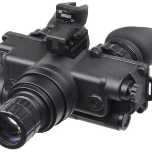 AGM Global Vision 12W7P122153211 Wolf-7 PRO NL1 Night Vision Goggles Black 1x 27mm, Generation 2+ Level 1, 45-54 lp/mm Resolution, Green Filter