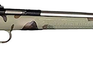 Crickett KSA2171 My First Rifle Gen2 22 S/L/LR Single Shot 16.10" Stainless Steel Barrel & Receiver, M81 Woodland Camo Synthetic Fixed Stock, EZ Loader
