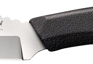 Cold Steel CS20CBL Canadian Belt 4" Fixed Drop Point Plain Cryo Quenched 4116 SS Blade, 4.50" Black Textured Polypropylene Handle