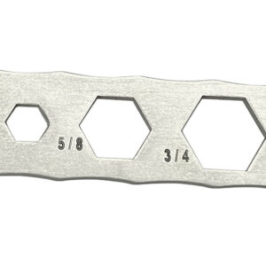 Lyman 7631250 Brass Smith Die Wrench Silver Stainless Steel