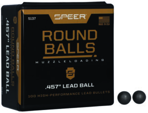 Speer 5137 Lead Balls 45Cal Lead Ball 143gr 100 Per Box/5 Case