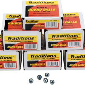 TRADITIONS BULLETS REVOLVER - ROUNDBALL 36CAL .3756 100PK