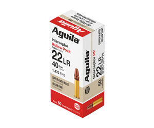 AGUILA 22LR INTERCPT 40GR HP 50/1000