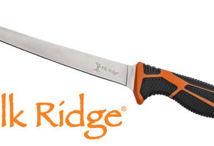 MC ELK RIDGE TREK 7" FILLET - KNIFE WITH SHEATH BLK/ORG/SS