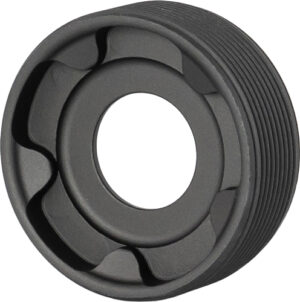RUGGED SUPPRESSORS FRONT CAP - 45ACP OBSIDIAN 45