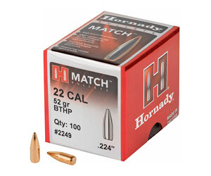 HRNDY MATCH 22CAL .224 52GR 100CT