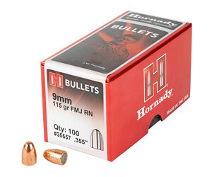HRNDY FMJ-RN 9MM .355 115GR 100CT