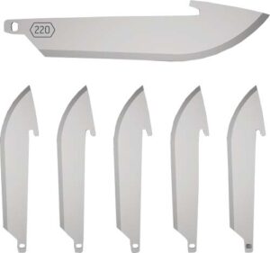 OUTDOOR EDGE 2.2" DROP POINT - BLADE PACK 6 SS BLADES