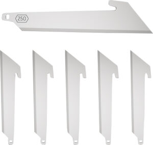 OUTDOOR EDGE 2.5" UTILITY - BLADE PACK 6 SS BLADES