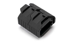 M-LOK STACKED ANGLED GRIP W/ CMS - BLACK