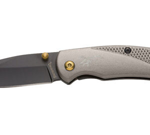 PRISM 3 - GRAY, DROP POINT, PLAIN EDGE, 2 3/8" BLADE