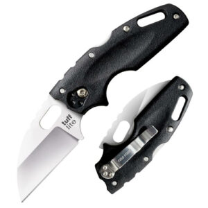 TUFF LITE PLAIN EDGE - DROP POINT, BLACK