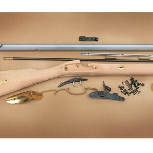 Traditions St. Louis Hawken Rifle Build-It-Yourself Kit Select Raw Hardwood .50 Cal 28" White Barrel