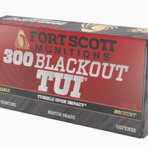 Fort Scott Munitions 300 Blackout Rifle Ammo - 115 gr | TUI | 20rd Box