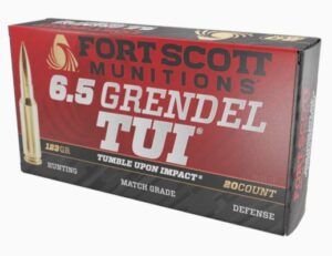 Fort Scott Munitions 6.5 Grendel Rifle Ammo - 123gr | 20rd Box