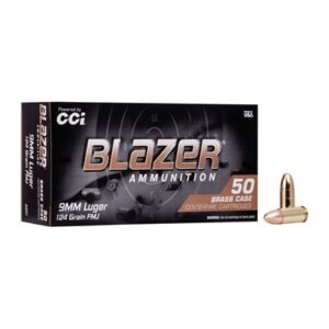 BLAZER 9MM LUGER 124GR FULL METAL JACKET 50/BOX