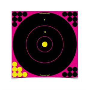 BC SHOOT-N-C 12'' PINK ROUND TARGET 5 PACK