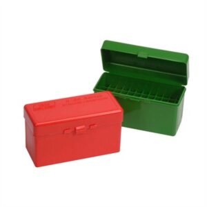 FLIP TOP RIFLE AMMO BOX 224 CLARK-9.3X57MM 60 ROUND GREEN