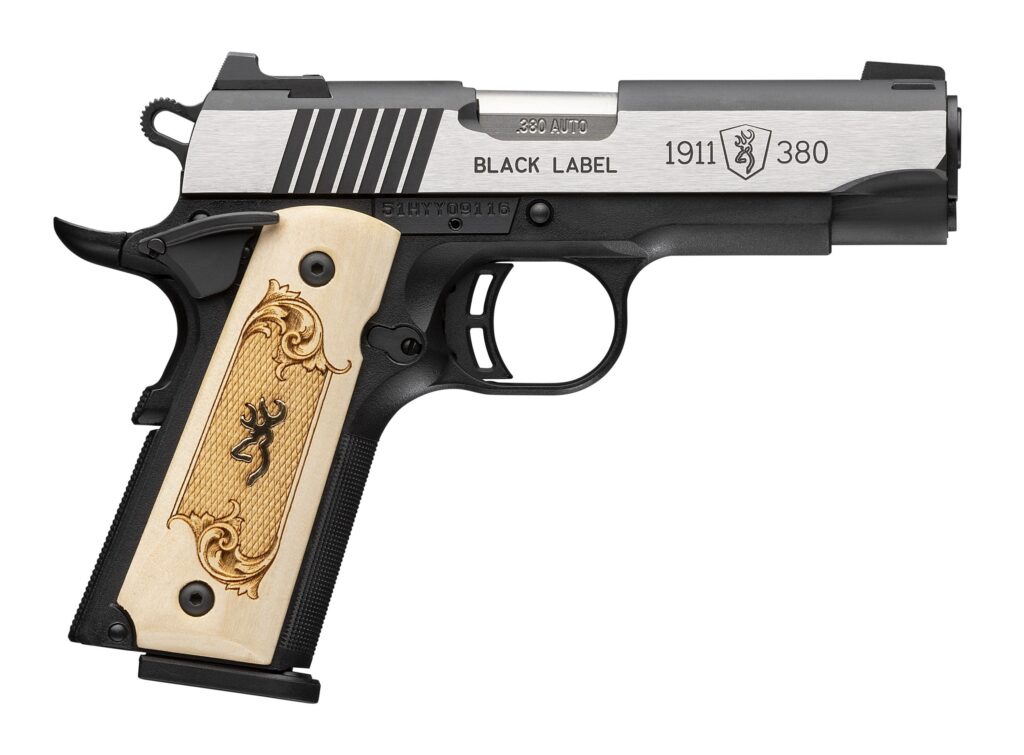 BROWNING 1911-380 BLACK LABEL – 380ACP 3.58″FS 10RD MAPLE | USA Gun Store