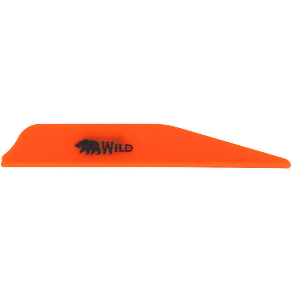 Bohning Wild Vanes 3 in. Neon Red 100 pk.