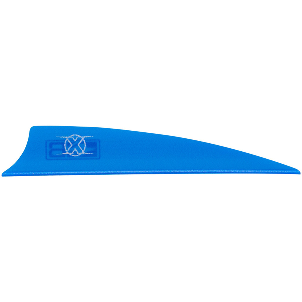 Bohning X Vanes Shield Cut 3 in. Satin Blue 36 pk.