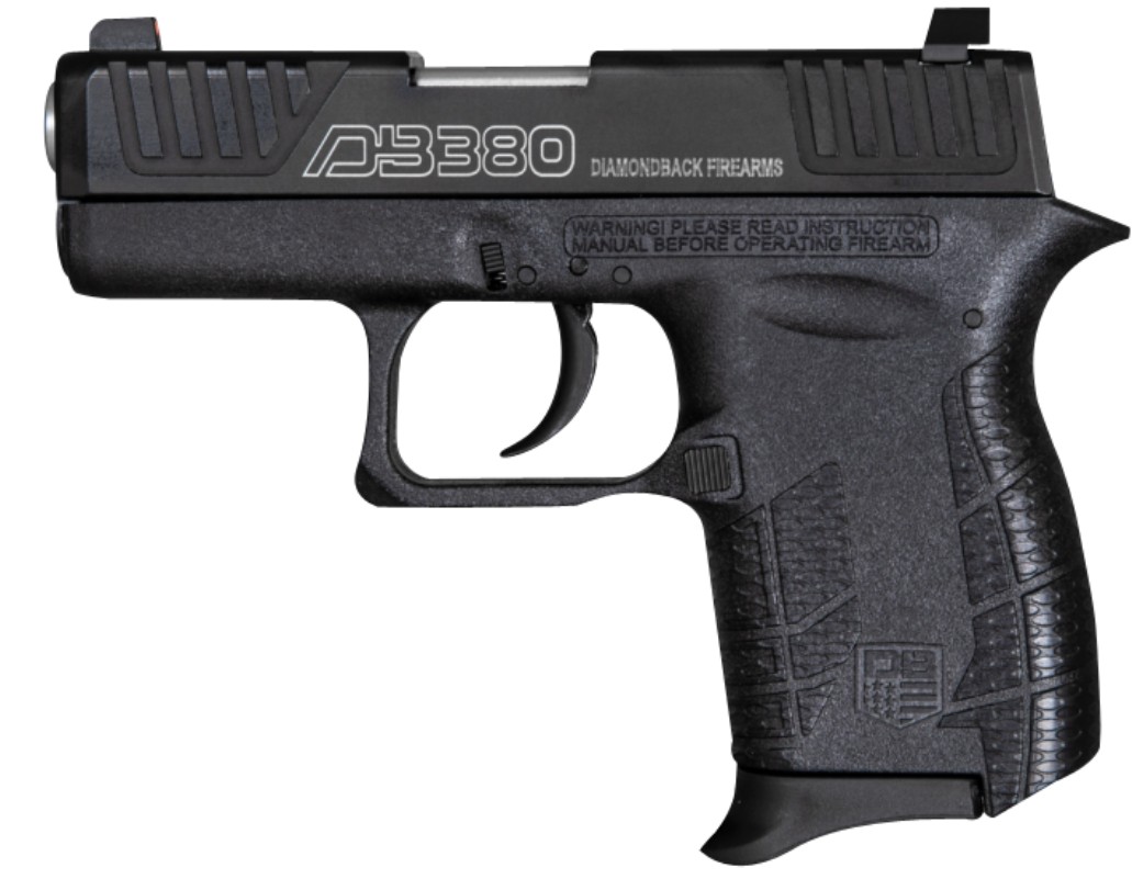 Diamondback DB380 Gen 4, .380 ACP, 2.80″ Barrel, 6+1 Rds, Black Nitride – 810035753334