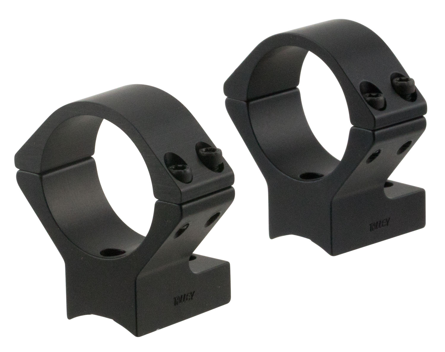 Talley 930707 Scope Mount/Ring Combo Black Anodized 1" Tube Ruger 10/22 Low Rings