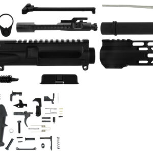 TacFire SSPK300LPK10 AR Build Kit Pistol Sports South Exclusive 300 Blackout AR Pistol Platform Black Parkerized Steel 5/8"x24