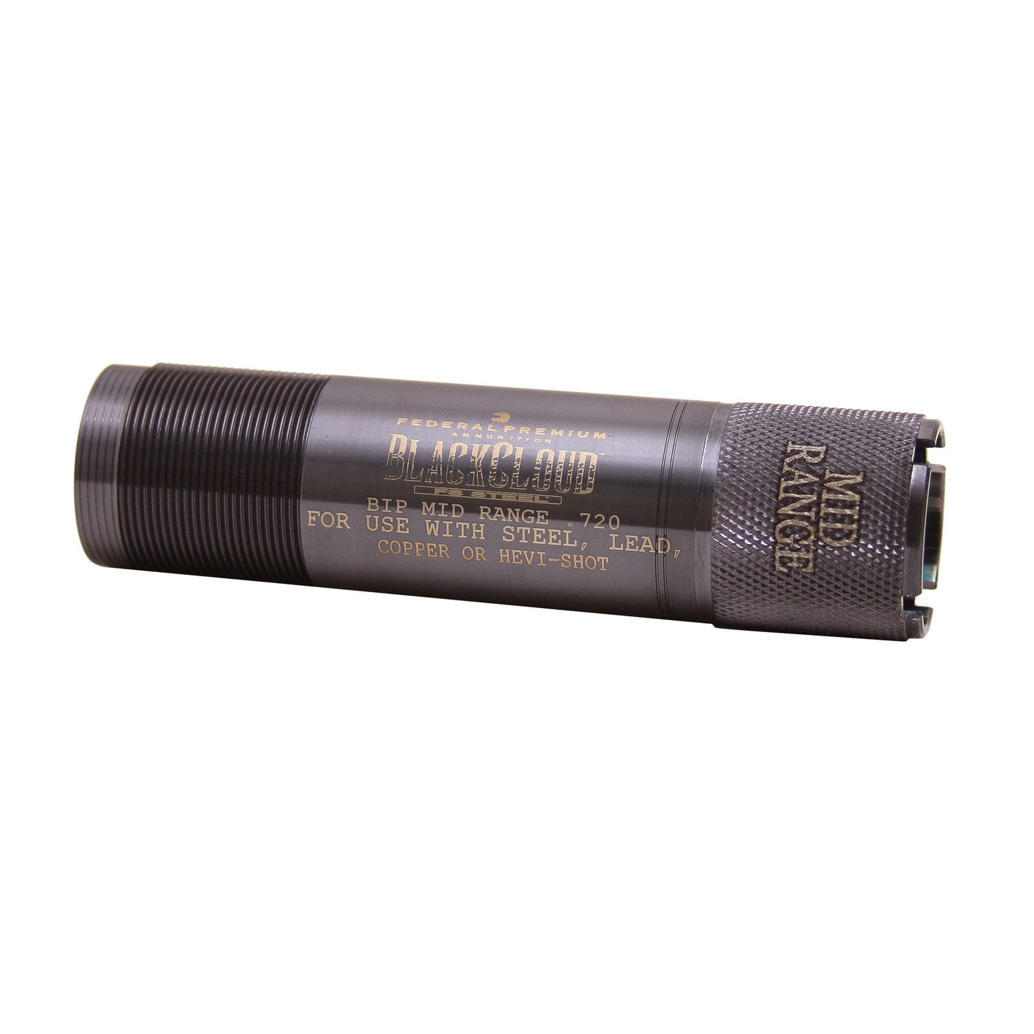 Carlson's Choke Tubes 09006 Black Cloud Browning Invector Plus 12 Gauge Mid-Range Steel Titanium Coated