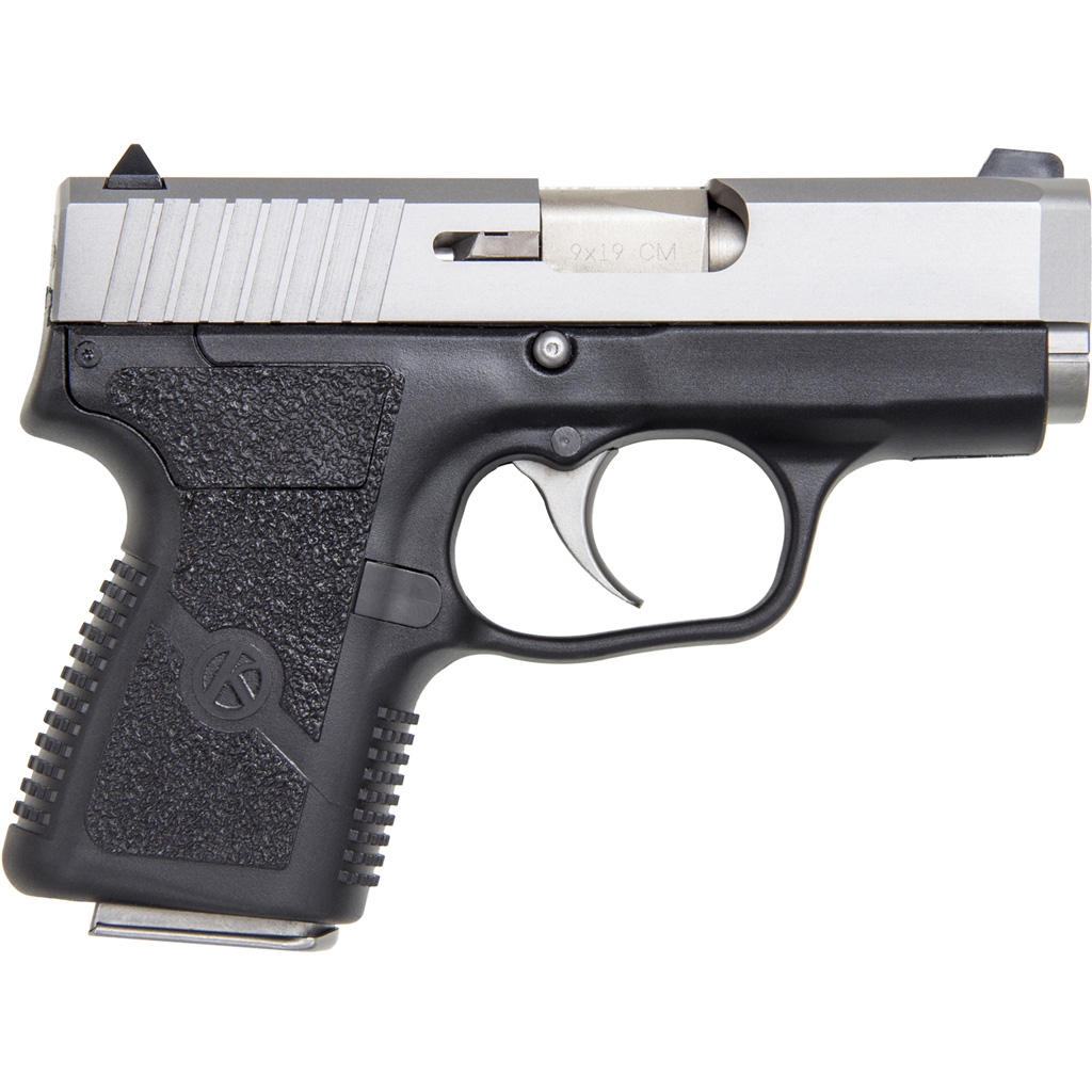 Kahr CM9 Pistol with Night Sights 9mm 3.1 in. Two Tone Black and Stainless 6 rd.